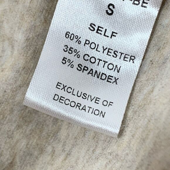 THML Embroidered Short Puffy Sleeve Boho Top Size Small Womens - Picture 8 of 8